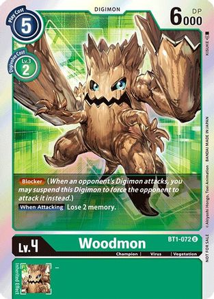 Woodmon (2021 Championship Finals Event Pack 1) (BT1-072) [Release Special Booster] null - Deck Out Gaming