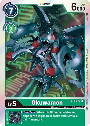 Okuwamon (2021 Championship Finals Event Pack 1) (BT1-077) [Release Special Booster] null - Deck Out Gaming