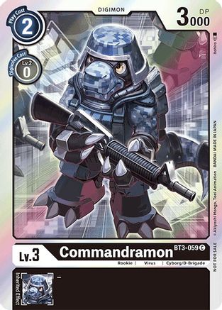 Commandramon (2021 Championship Finals Event Pack 1) (BT3-059) [Release Special Booster] null - Deck Out Gaming