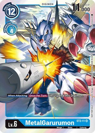 MetalGarurumon (2021 Championship Finals Event Pack 1) (ST2-11) [Starter Deck 02: Cocytus Blue] null - Deck Out Gaming