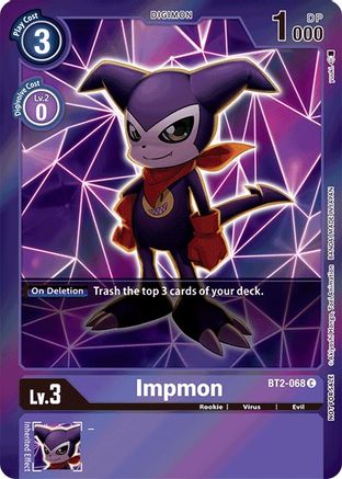 Impmon (Event Pack 2) (BT2-068) [Release Special Booster] Foil - Deck Out Gaming