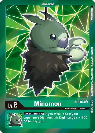 Minomon (Event Pack 2) (BT3-004) [Release Special Booster] Foil - Deck Out Gaming