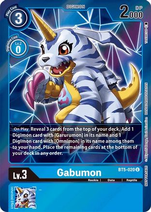 Gabumon (Event Pack 2) (BT5-020) [Battle of Omni] Foil - Deck Out Gaming