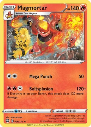 Magmortar (20) [SWSH09: Brilliant Stars] - Deck Out Gaming
