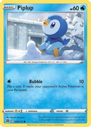 Piplup (35) [SWSH09: Brilliant Stars] - Deck Out Gaming
