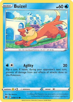 Buizel (38) [SWSH09: Brilliant Stars] Reverse Holofoil - Deck Out Gaming
