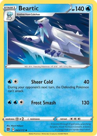 Beartic (43) [SWSH09: Brilliant Stars] - Deck Out Gaming