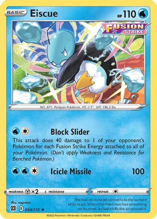 Eiscue (44) [SWSH09: Brilliant Stars] Reverse Holofoil - Deck Out Gaming