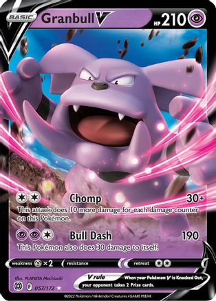 Granbull V (57) [SWSH09: Brilliant Stars] Holofoil - Deck Out Gaming