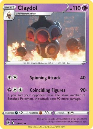 Claydol (59) [SWSH09: Brilliant Stars] - Deck Out Gaming