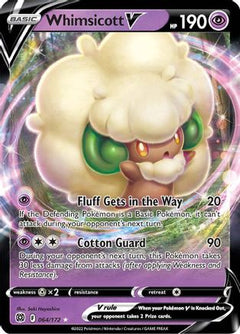 Whimsicott V (64) [SWSH09: Brilliant Stars] Holofoil - Deck Out Gaming