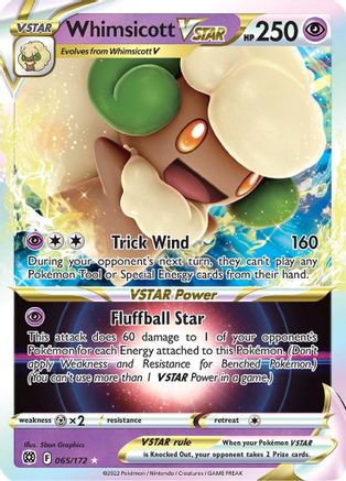 Whimsicott VSTAR (65) [SWSH09: Brilliant Stars] Holofoil - Deck Out Gaming