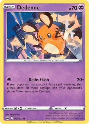 Dedenne (67) [SWSH09: Brilliant Stars] - Deck Out Gaming