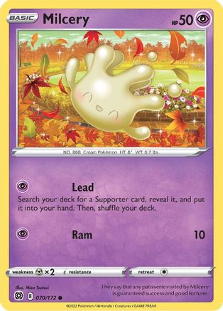 Milcery (70) [SWSH09: Brilliant Stars] Reverse Holofoil - Deck Out Gaming