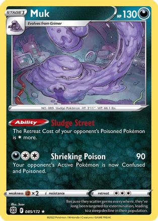 Muk (85) [SWSH09: Brilliant Stars] - Deck Out Gaming