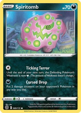 Spiritomb (89) [SWSH09: Brilliant Stars] - Deck Out Gaming