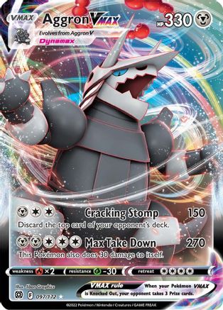 Aggron VMAX (97) [SWSH09: Brilliant Stars] Holofoil - Deck Out Gaming