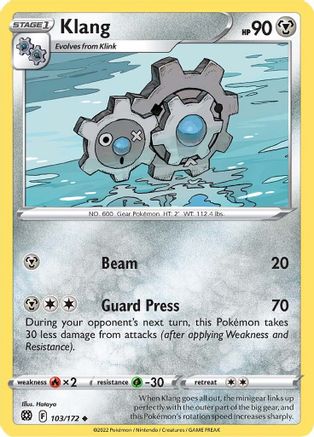 Klang (103) [SWSH09: Brilliant Stars] Reverse Holofoil - Deck Out Gaming
