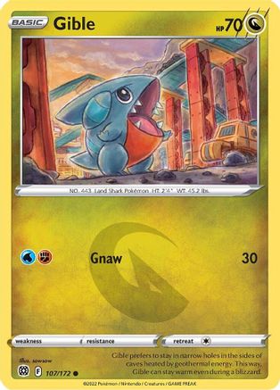 Gible (107) [SWSH09: Brilliant Stars] - Deck Out Gaming