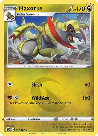 Haxorus (112) [SWSH09: Brilliant Stars] - Deck Out Gaming