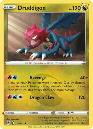 Druddigon (113) [SWSH09: Brilliant Stars] - Deck Out Gaming