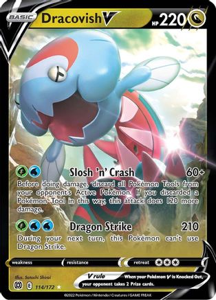 Dracovish V (114) [SWSH09: Brilliant Stars] Holofoil - Deck Out Gaming