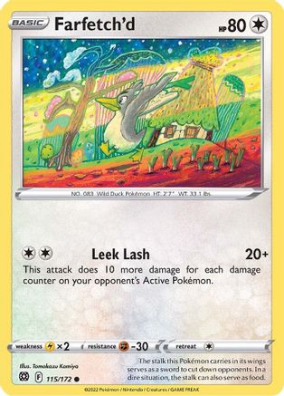 Farfetch'd (115) [SWSH09: Brilliant Stars] Reverse Holofoil - Deck Out Gaming