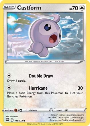 Castform (116) [SWSH09: Brilliant Stars] - Deck Out Gaming