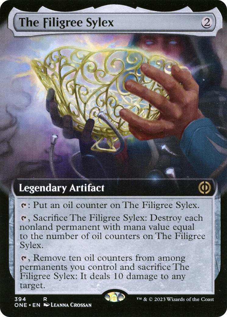 The Filigree Sylex (Extended Art) (394) [Phyrexia: All Will Be One] foil - Deck Out Gaming