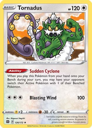 Tornadus (126) [SWSH09: Brilliant Stars] - Deck Out Gaming