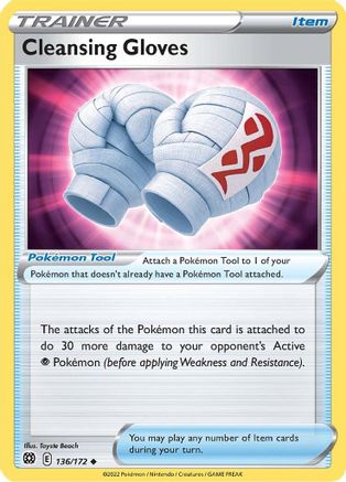 Cleansing Gloves (136) [SWSH09: Brilliant Stars] - Deck Out Gaming