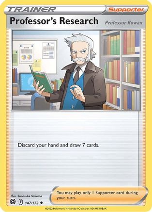 Professor's Research (147) [SWSH09: Brilliant Stars] Reverse Holofoil - Deck Out Gaming