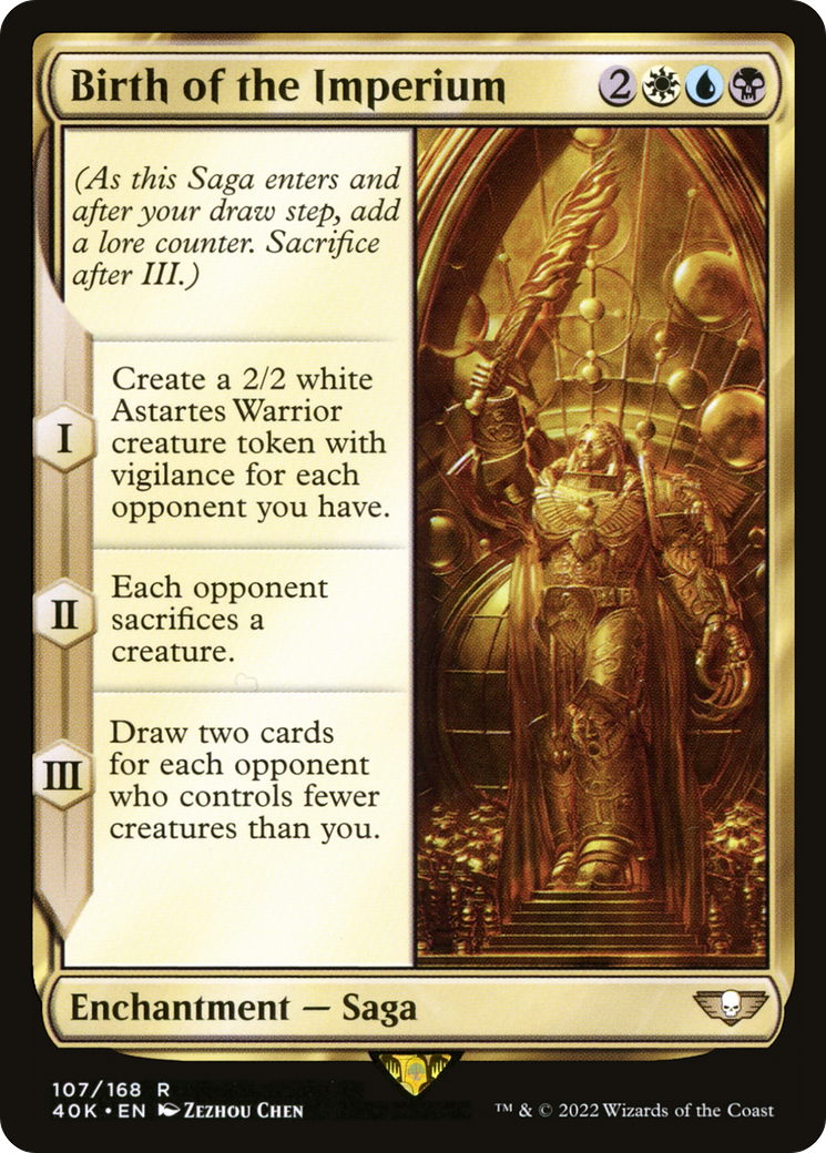 Birth of the Imperium (107) [Universes Beyond: Warhammer 40,000] - Deck Out Gaming
