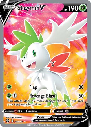 Shaymin V (Full Art) (152) [SWSH09: Brilliant Stars] Holofoil - Deck Out Gaming