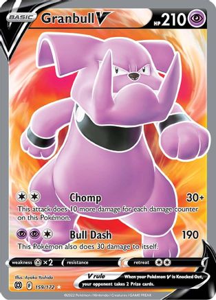 Granbull V (Full Art) (159) [SWSH09: Brilliant Stars] Holofoil - Deck Out Gaming