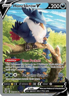 Honchkrow V (Alternate Full Art) (162) [SWSH09: Brilliant Stars] Holofoil - Deck Out Gaming