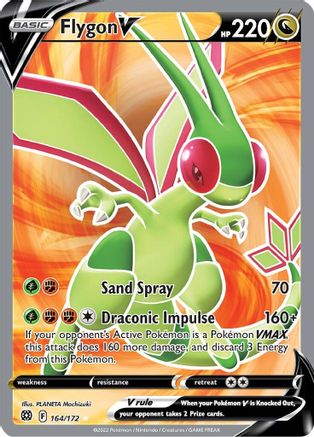 Flygon V (Full Art) (164) [SWSH09: Brilliant Stars] Holofoil - Deck Out Gaming