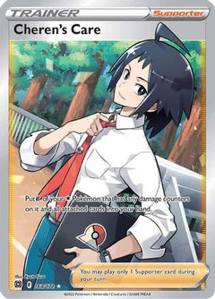 Cheren's Care (Full Art) (168) [SWSH09: Brilliant Stars] Holofoil - Deck Out Gaming