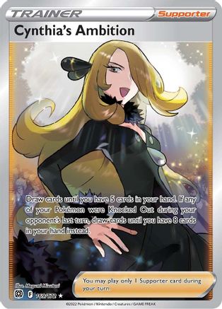 Cynthia's Ambition (Full Art) (169) [SWSH09: Brilliant Stars] Holofoil - Deck Out Gaming