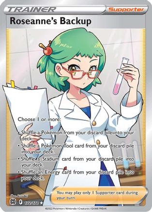 Roseanne's Backup (Full Art) (172) [SWSH09: Brilliant Stars] Holofoil - Deck Out Gaming