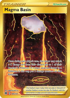 Magma Basin (Secret) (185) [SWSH09: Brilliant Stars] Holofoil - Deck Out Gaming