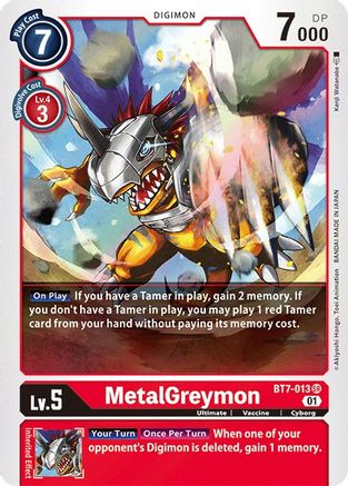 MetalGreymon (BT7-013) [Next Adventure] Foil - Deck Out Gaming