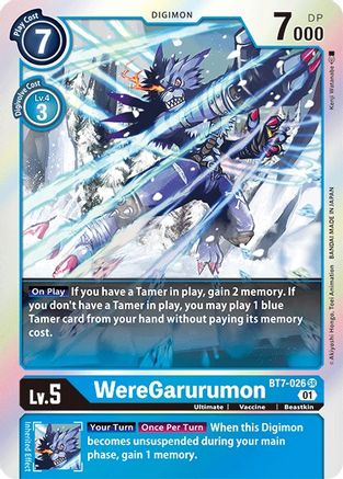 WereGarurumon (BT7-026) [Next Adventure] Foil - Deck Out Gaming