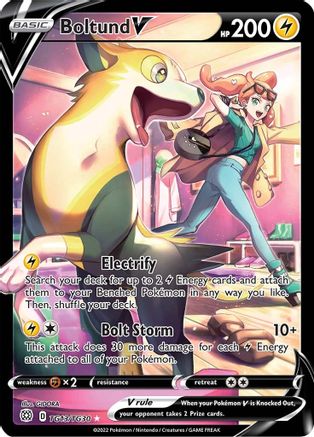 Boltund V (TG13) [SWSH09: Brilliant Stars Trainer Gallery] Holofoil - Deck Out Gaming