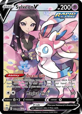 Sylveon V (TG14) [SWSH09: Brilliant Stars Trainer Gallery] Holofoil - Deck Out Gaming