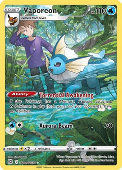 Vaporeon (TG02) [SWSH09: Brilliant Stars Trainer Gallery] Holofoil - Deck Out Gaming