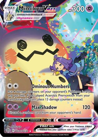 Mimikyu VMAX (TG17) [SWSH09: Brilliant Stars Trainer Gallery] Holofoil - Deck Out Gaming