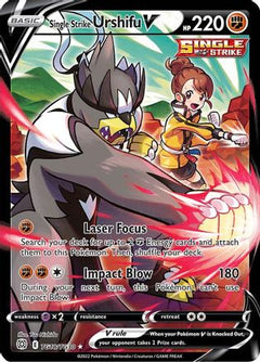 Single Strike Urshifu V (TG18) [SWSH09: Brilliant Stars Trainer Gallery] Holofoil - Deck Out Gaming