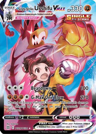 Single Strike Urshifu VMAX (TG19) [SWSH09: Brilliant Stars Trainer Gallery] Holofoil - Deck Out Gaming