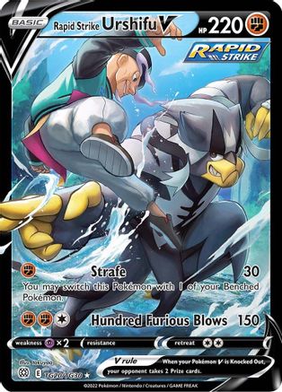 Rapid Strike Urshifu V (TG20) [SWSH09: Brilliant Stars Trainer Gallery] Holofoil - Deck Out Gaming